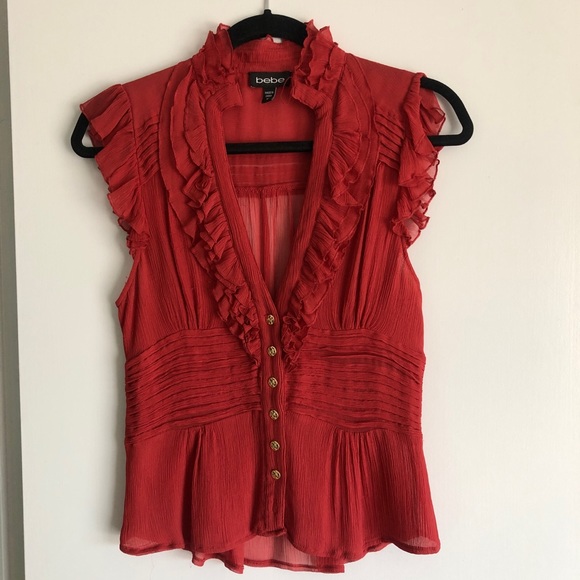 bebe Tops - BEBE Button Blouse
